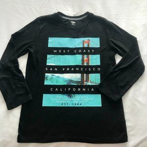 Soft-Washed Crew-Neck Long-Sleeve Tee for Boys